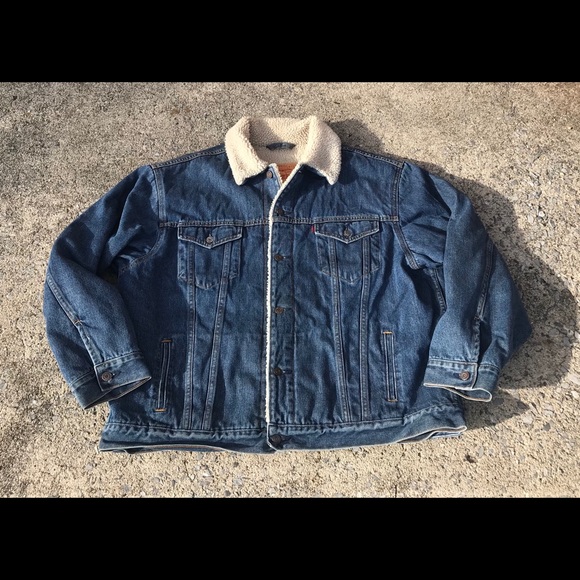 Levi's Other - Vintage Levi’s Sherpa Denim Jean Trucker Jacket